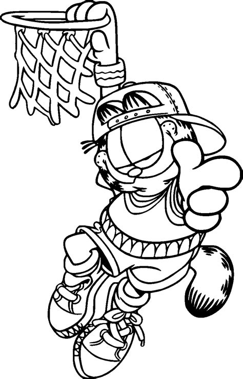 Coloring Page Garfield
