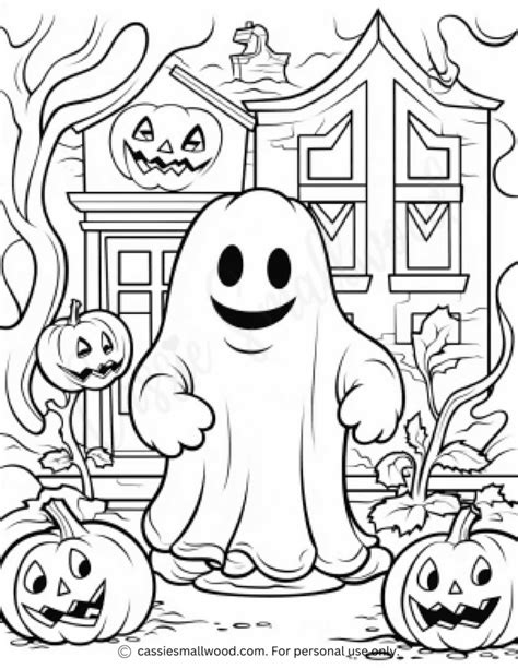 Happy Birthday Card For Coloring