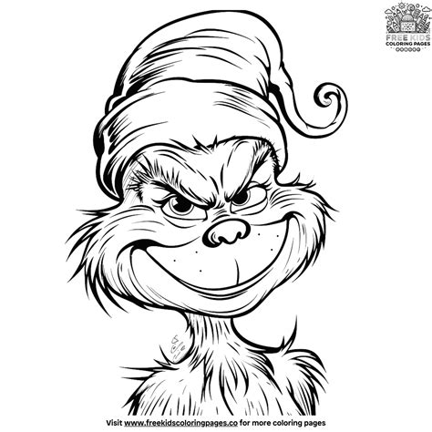 Coloring Page Grinc