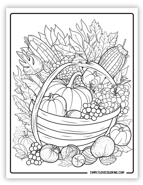 Coloring Page Harves
