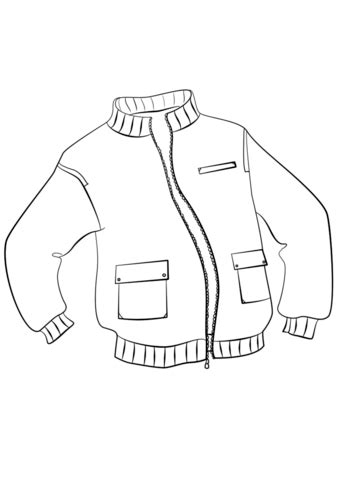 Coloring Page Jacke