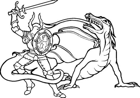 Coloring Page Knig
