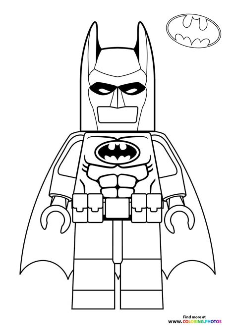 Coloring Page Lego Batman