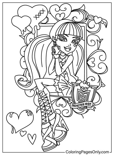 Coloring Page Monster Hig