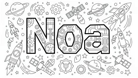 Coloring Page Of Noa