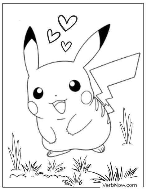 Coloring Page Pikachu