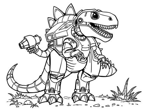 Coloring Page Robo