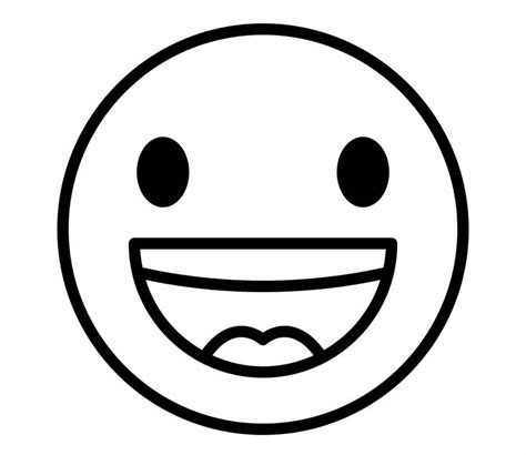 Coloring Page Smiley Face
