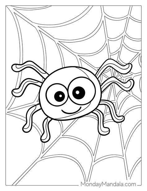 Coloring Page Spider