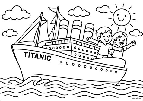 Coloring Page Titanic