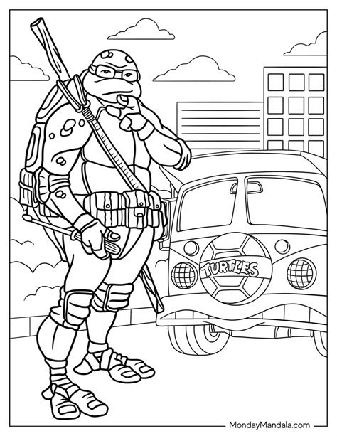 Coloring Page Tmn