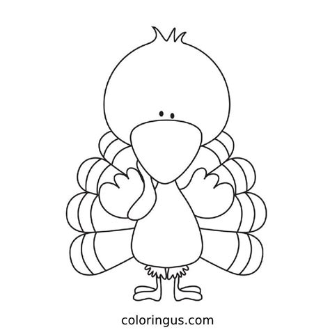 Coloring Page Turkey