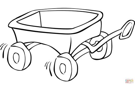 Coloring Page Wagon