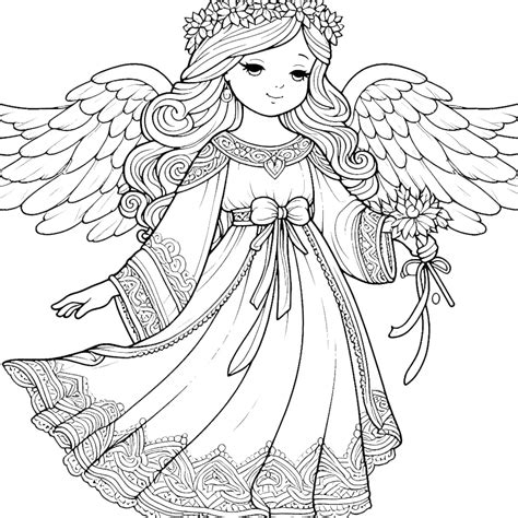 Coloring Pages Ange
