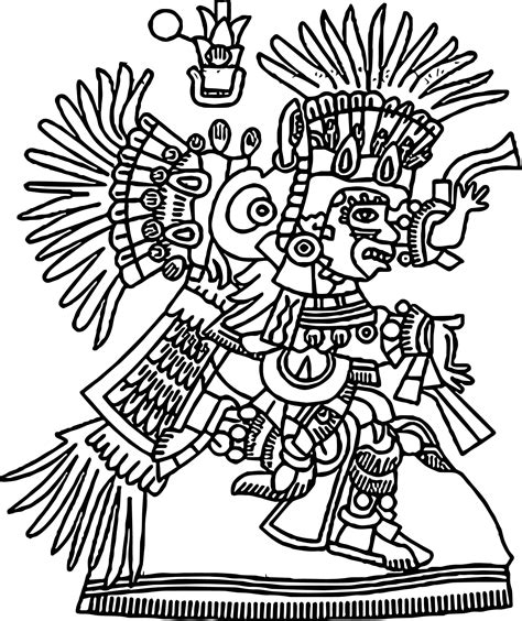Coloring Pages Aztec Learning How to Read