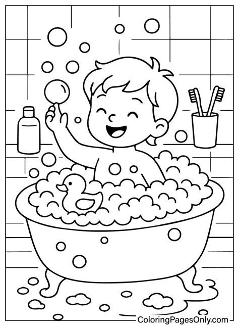 Coloring Pages Bathing Sui