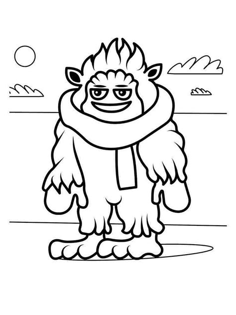 Coloring Pages Bigfoo