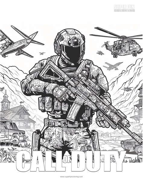 Coloring Pages Call Of Duty