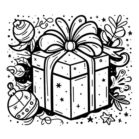 Coloring Pages Christmas Gifts