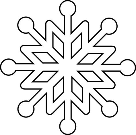 Coloring Pages Clean Snowflake Coloring Pages