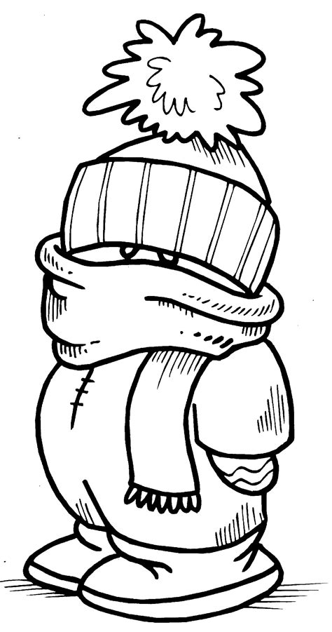 Coloring Pages Cold Winter Coloring Pages