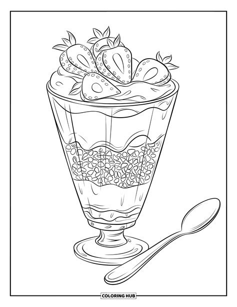 Coloring Pages Desser