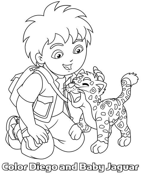 Coloring Pages Diego