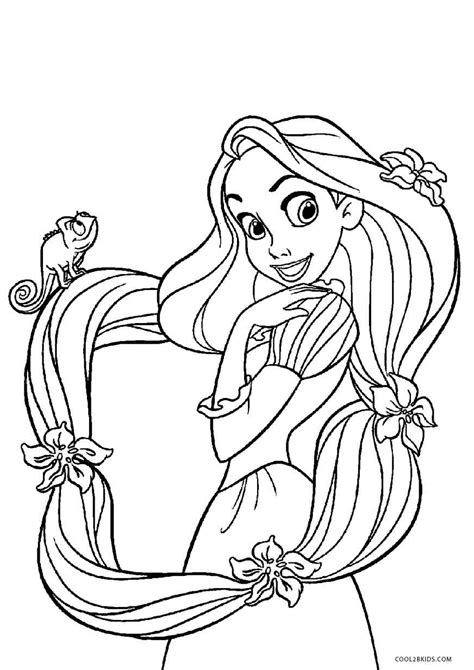 Coloring Pages Disney Rapunzel 267+ SVG Cut File