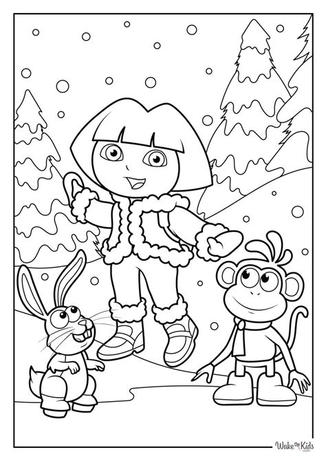 Coloring Pages Dora The Explorer