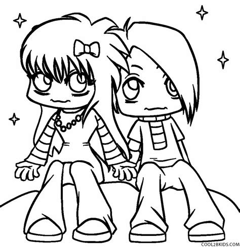 Coloring Pages Emo