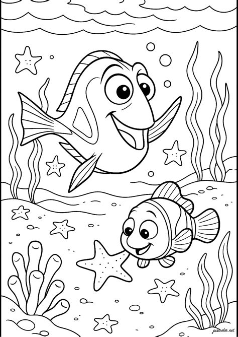 Coloring Pages Finding Dory