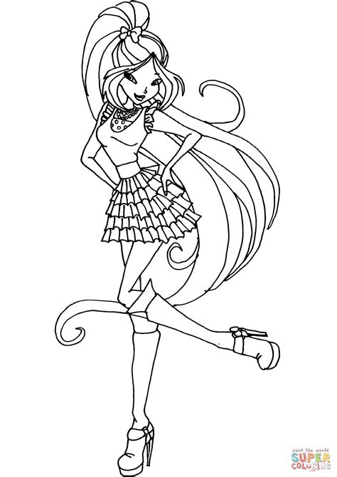 Coloring Pages Flora