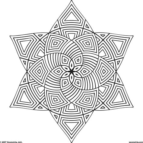 Coloring Pages For Adults Geometric
