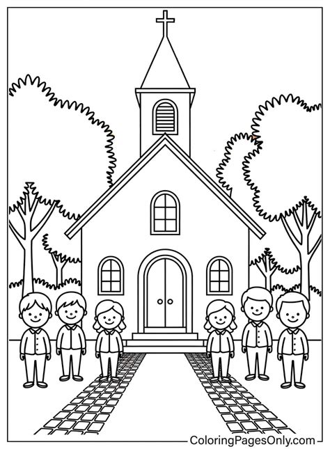 Coloring Pages For Churc
