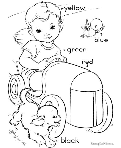 Coloring Pages For Colors Coloring Home