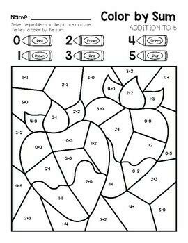Coloring Pages For Kindergarten Math Free Coloring Page