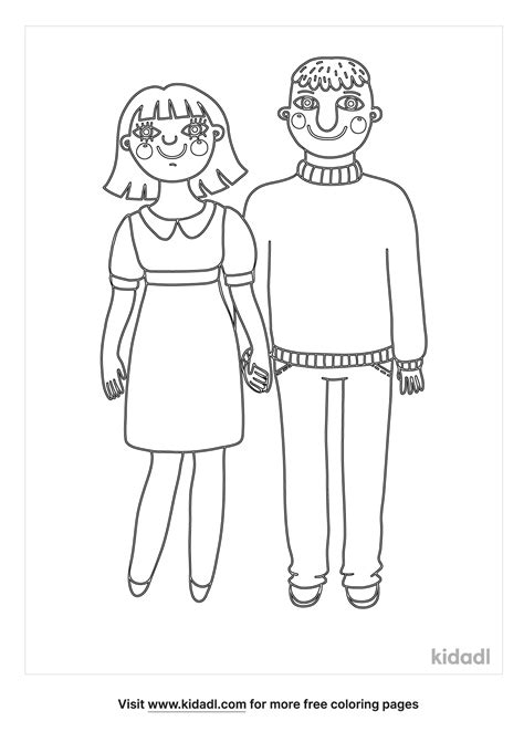 Model Coloring Page