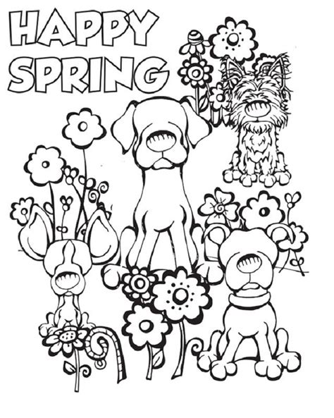 Coloring Pages For Preschoolers Spring 200+ SVG File for Silhouette