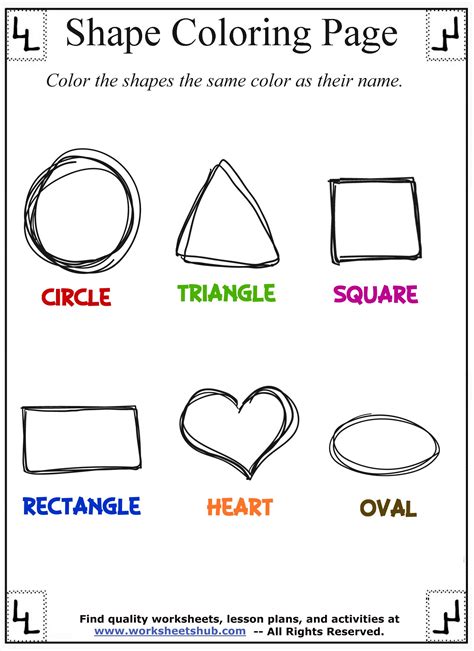 Coloring Pages For Shapes