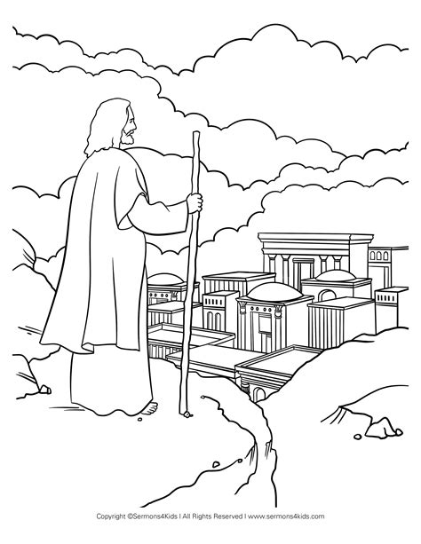 Coloring Pages For Temptation Of Jesus