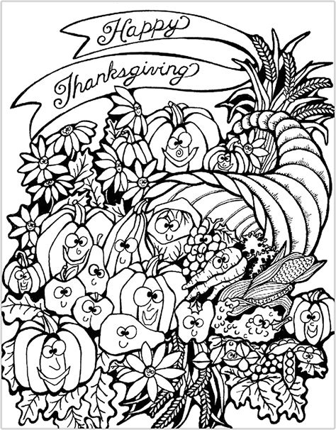Coloring Pages For Thanksgiving