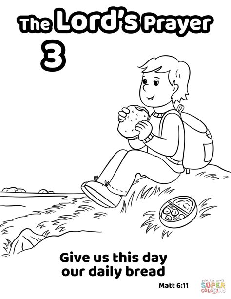 Coloring Pages For The Lords Prayer