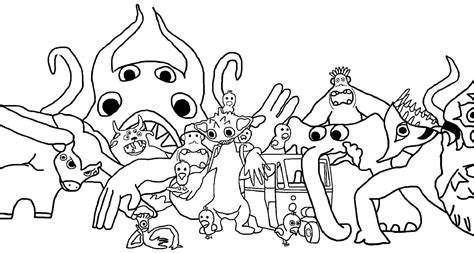 Coloring Pages Garten of Banban 4 19 Fargeleggingssider