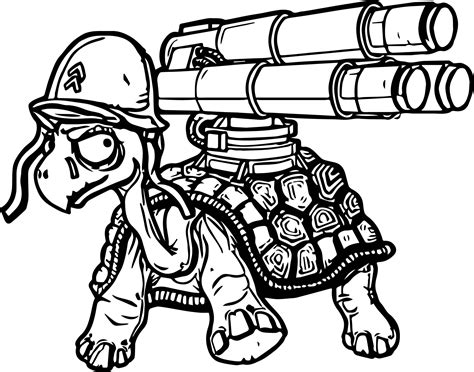 Coloring Pages Guns