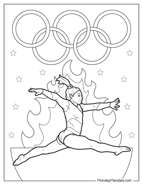 Coloring Pages Gymnastics