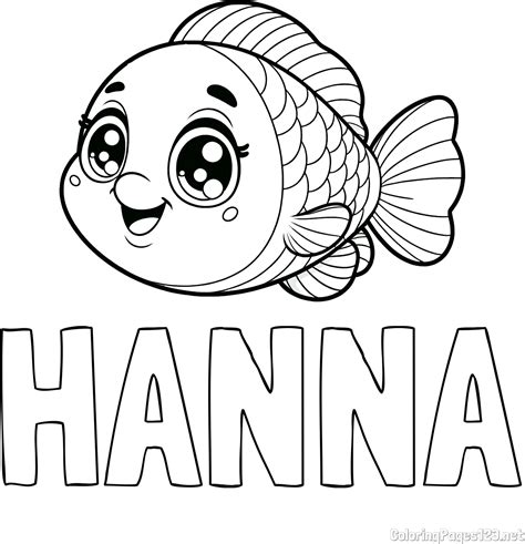 Coloring Pages Hanna