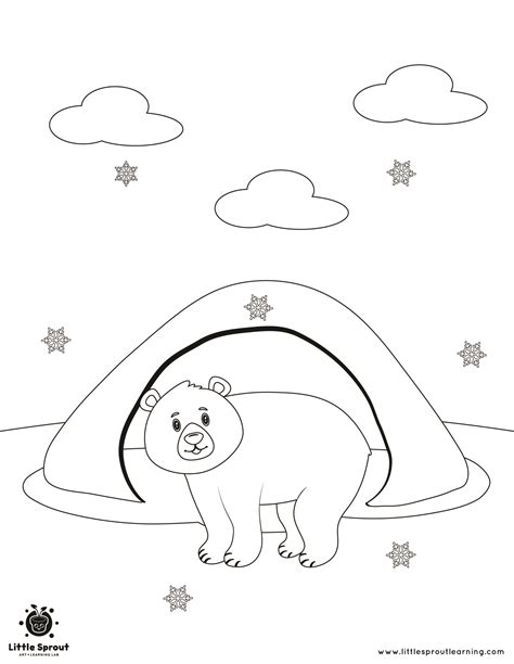 Coloring Pages Hibernating Animals