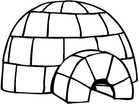 Coloring Pages Igloo