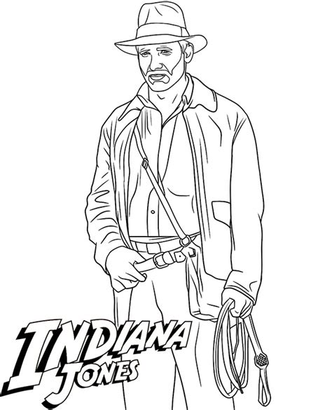 Coloring Pages Indiana Jones Coloring Pages Free and Downloadable