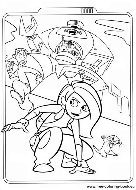 Coloring Pages Kim Possible
